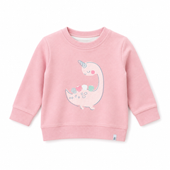 Baby Girl Pink Sweat T-Shirt