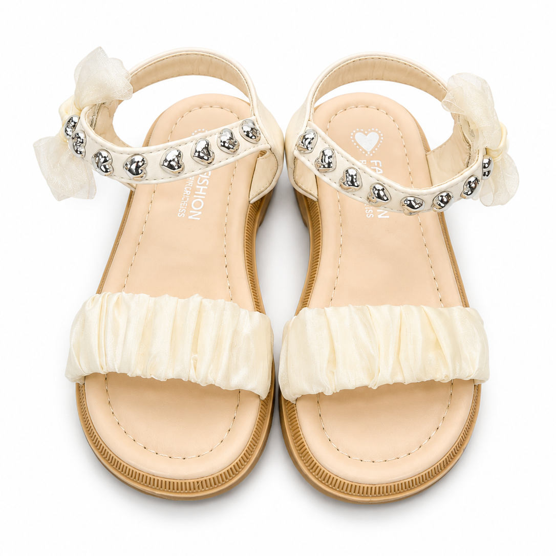 Baby Girl Heart Stone Sandal
