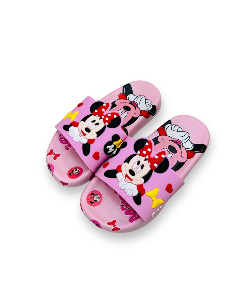 Pink Minnie Mouse Slippers