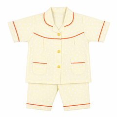 Baby Girl Half Sleeves Cotton Night Suit
