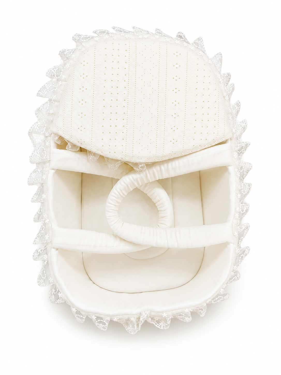 Premium Baby Off-White Hand Carry with Hood & Handles