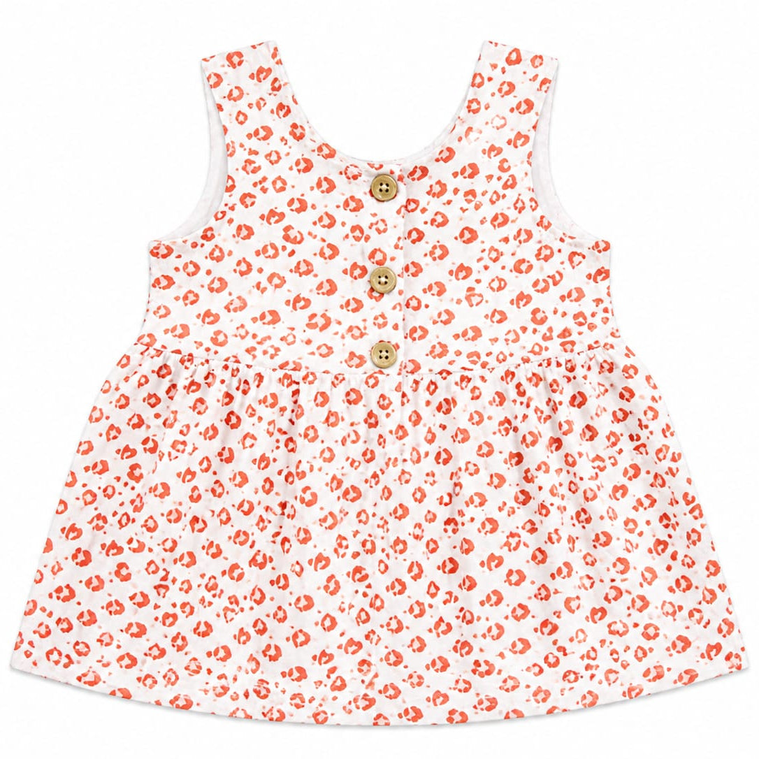 Baby Girl Soft Cotton Frock – Lightweight Summer Dress