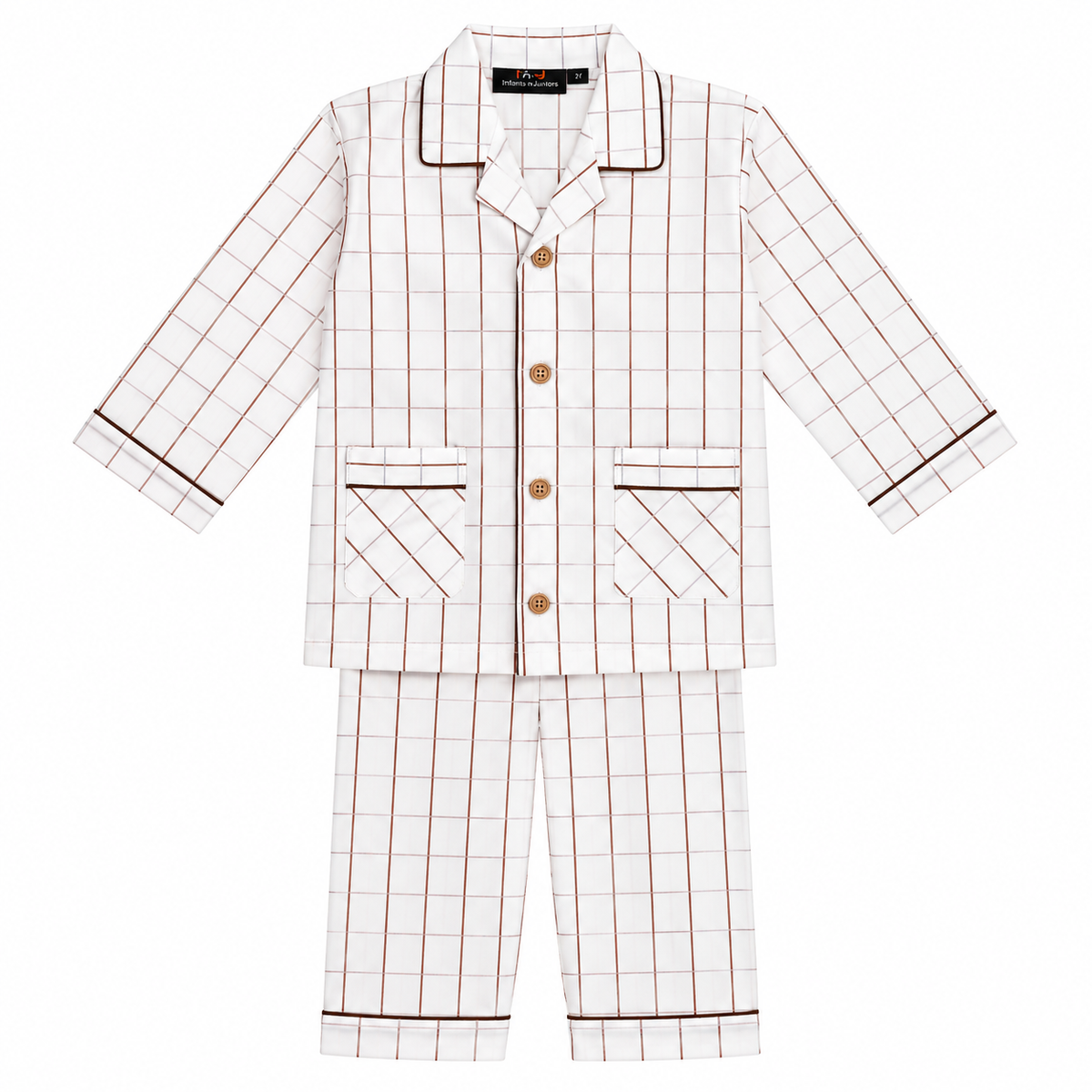 Baby Boy Full Sleeves Cotton Night Suit