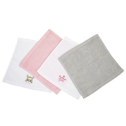 4 In 1 Face Towel Pink