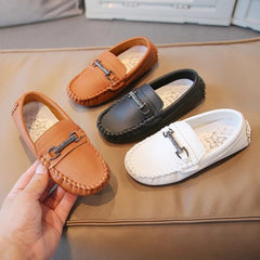 Buckle Loafers White