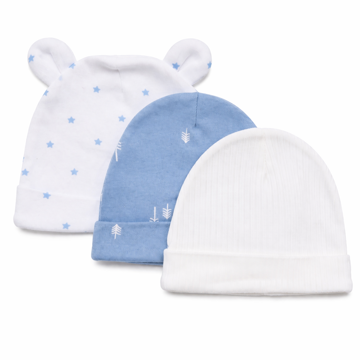 3PK Soft Touch Cap Set