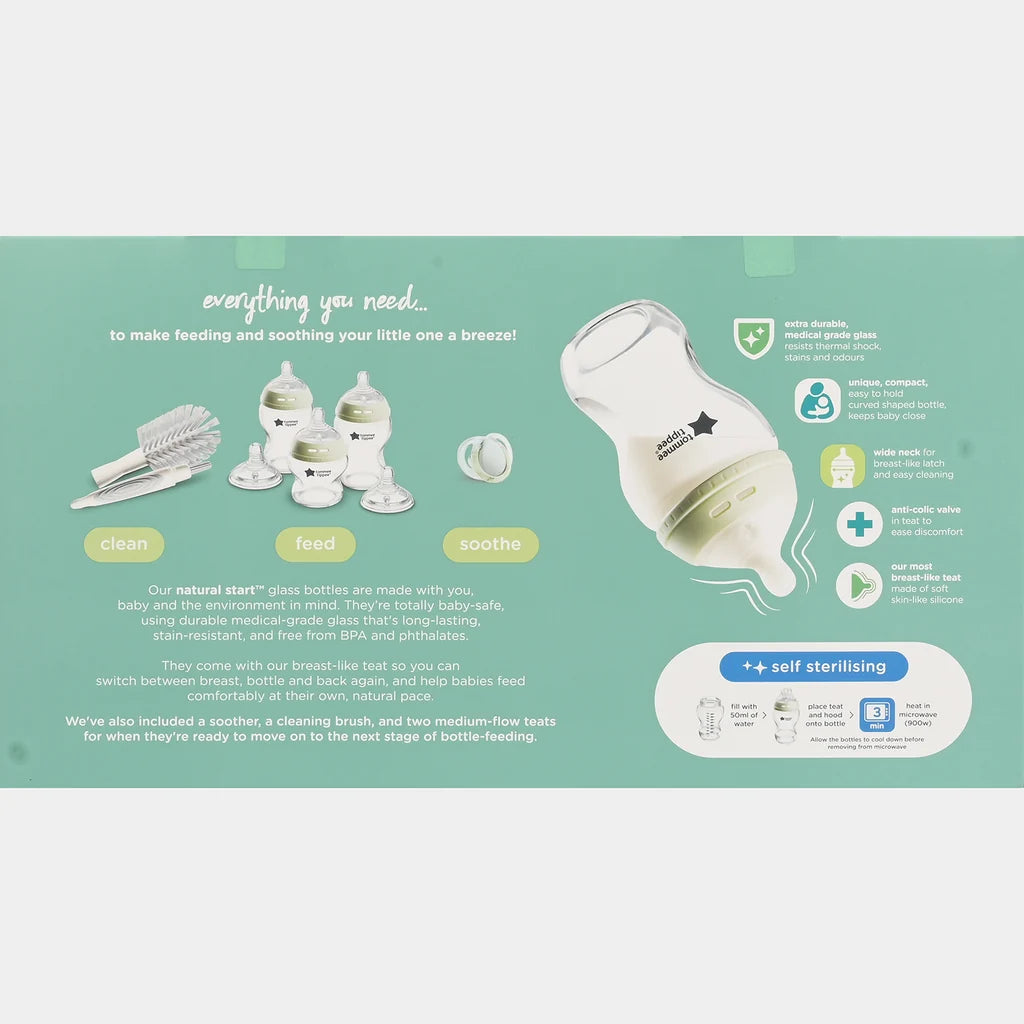 TT GLASS BOTTLE KIT SET NATURAL STARTER 42245059