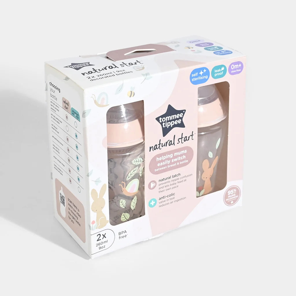 TT Bottle 260ML PK2 POND GIRL NATUREL START