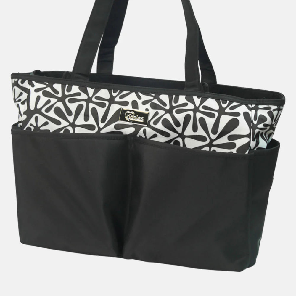 TINNIES DIAPER BAG – BLACK SMART & SPACIOUS