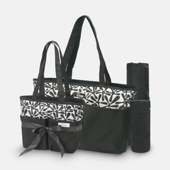 TINNIES DIAPER BAG – BLACK SMART & SPACIOUS