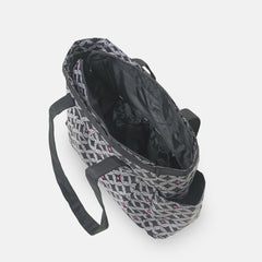 BABY DIAPER BAG BLACK PRINTED