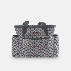 BABY DIAPER BAG BLACK PRINTED