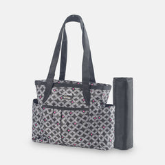 BABY DIAPER BAG BLACK PRINTED