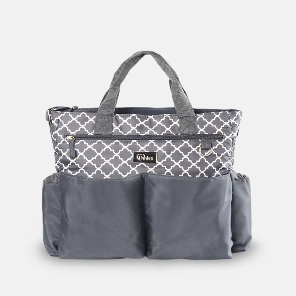 Baby Diaper Bag Grey