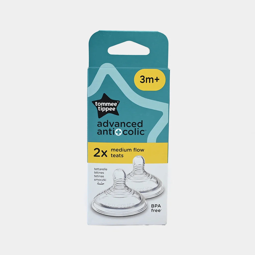 TT TEAT ADV ANTI COLIC MED FLOW 2X