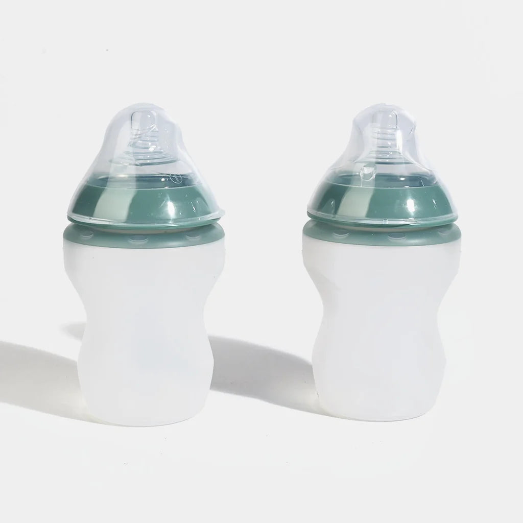 TT Bottle 260ML PK2 SILICONE CLOSER TO NATURE