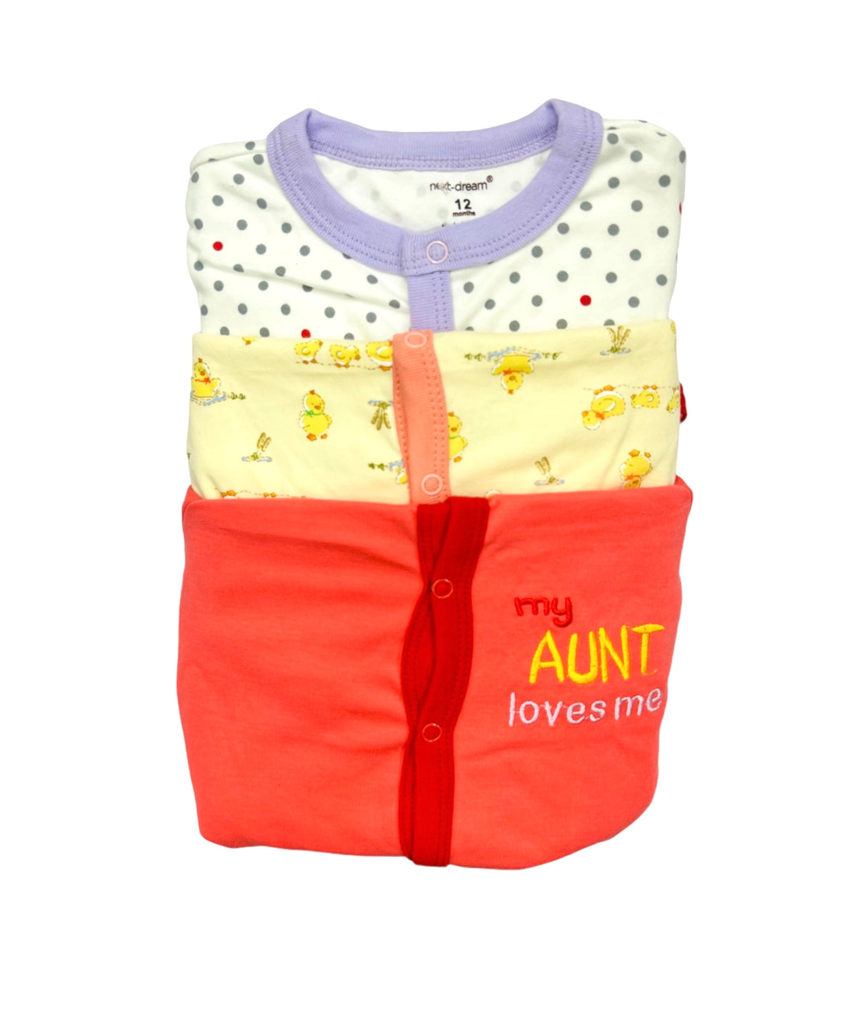 Front open 3 Quarter Romper Set 9-12 Month