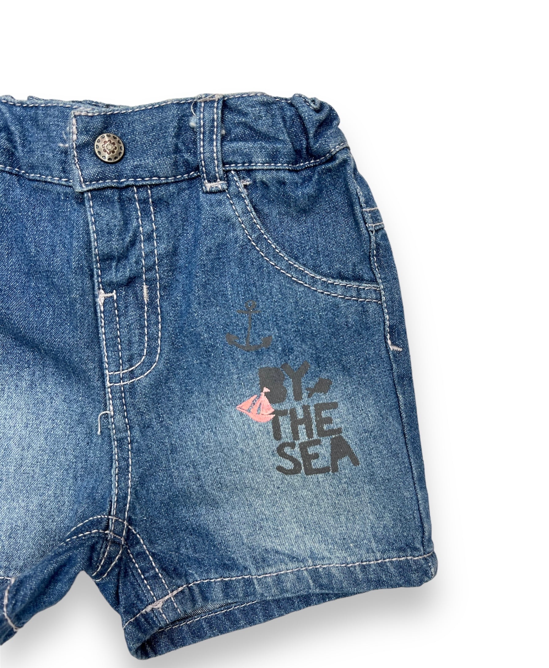 By The Sea Denim Shorts