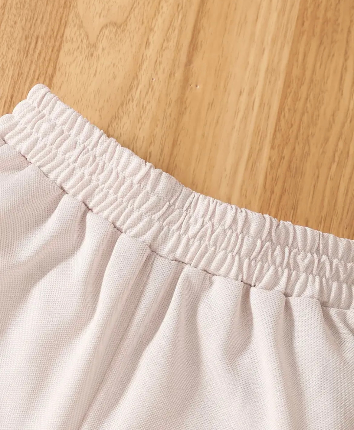 2PC Blue Polo & Beige Short
