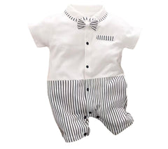 Baby Boy Black lining Formal Romper