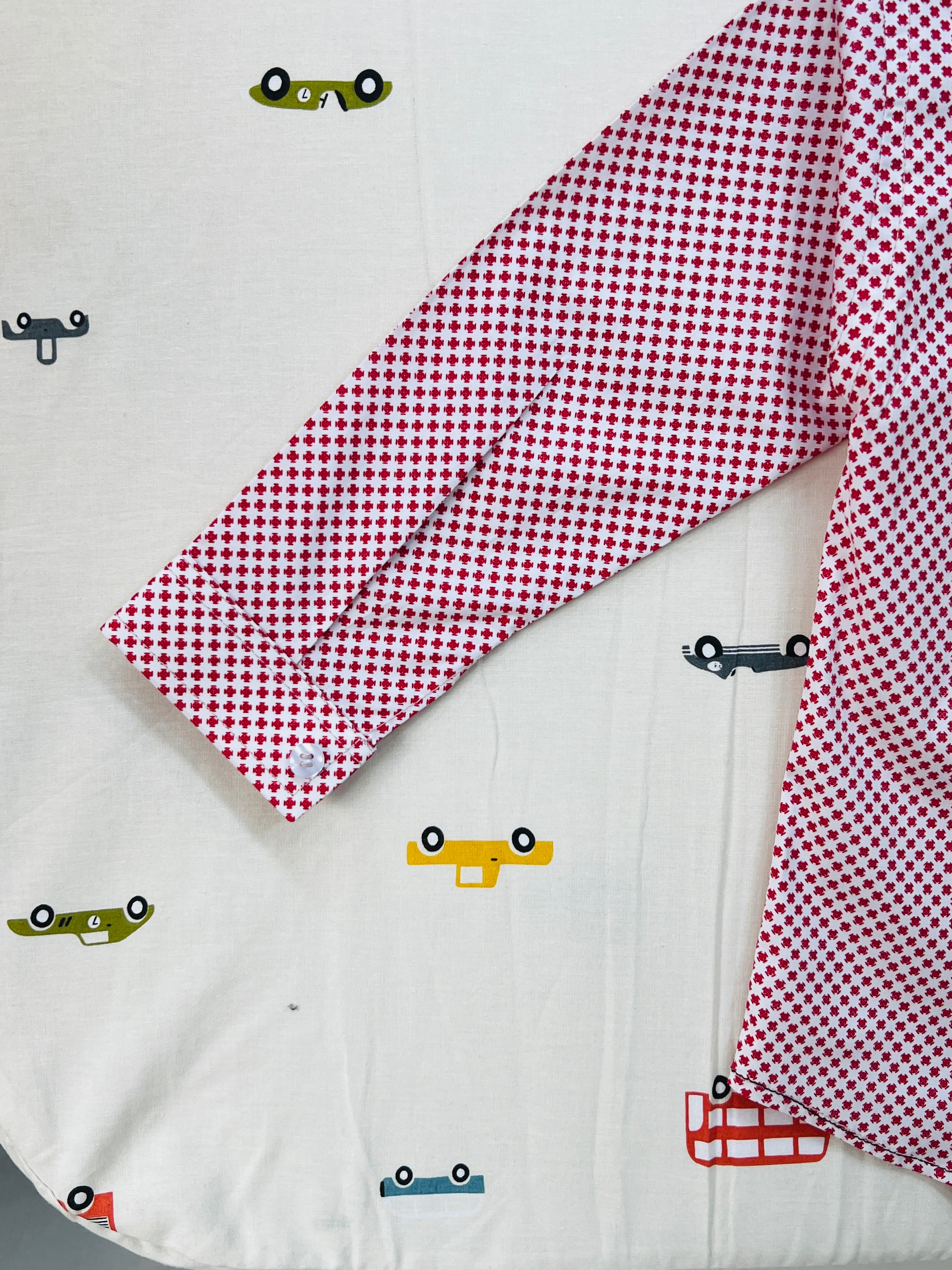 Baby Boy Red Checkered Shirt