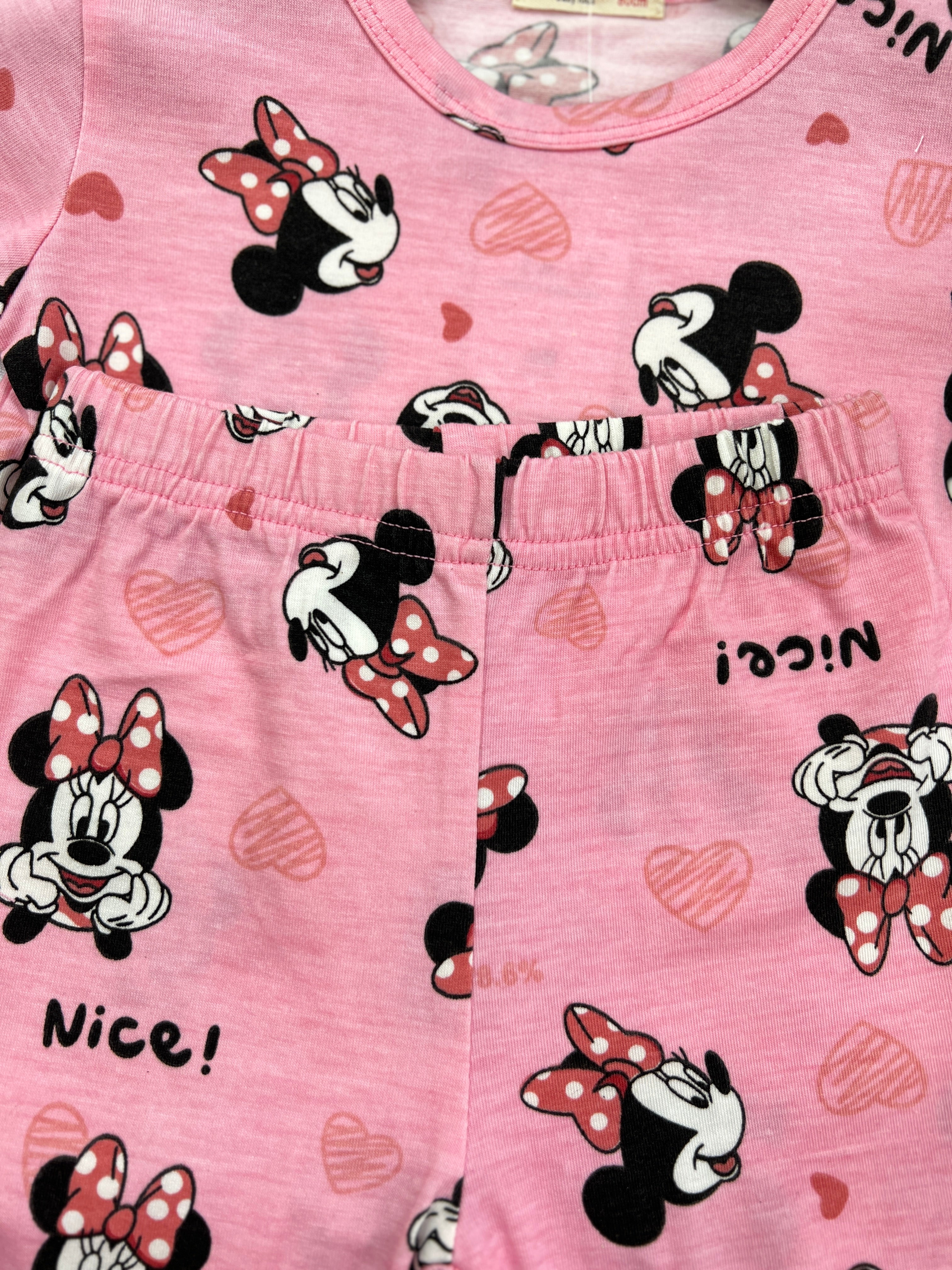 Pink Minnie Mouse Night Suit