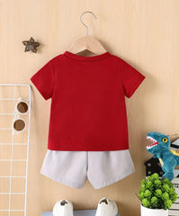 2PC Red Dino Suit