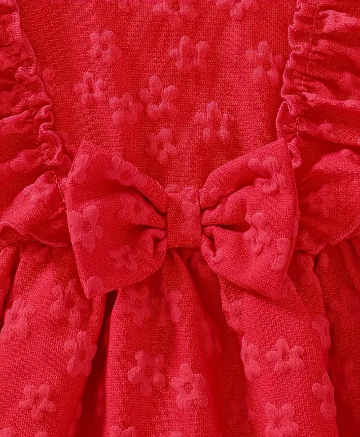 Red Cotton Frock