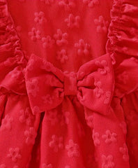 Red Cotton Frock