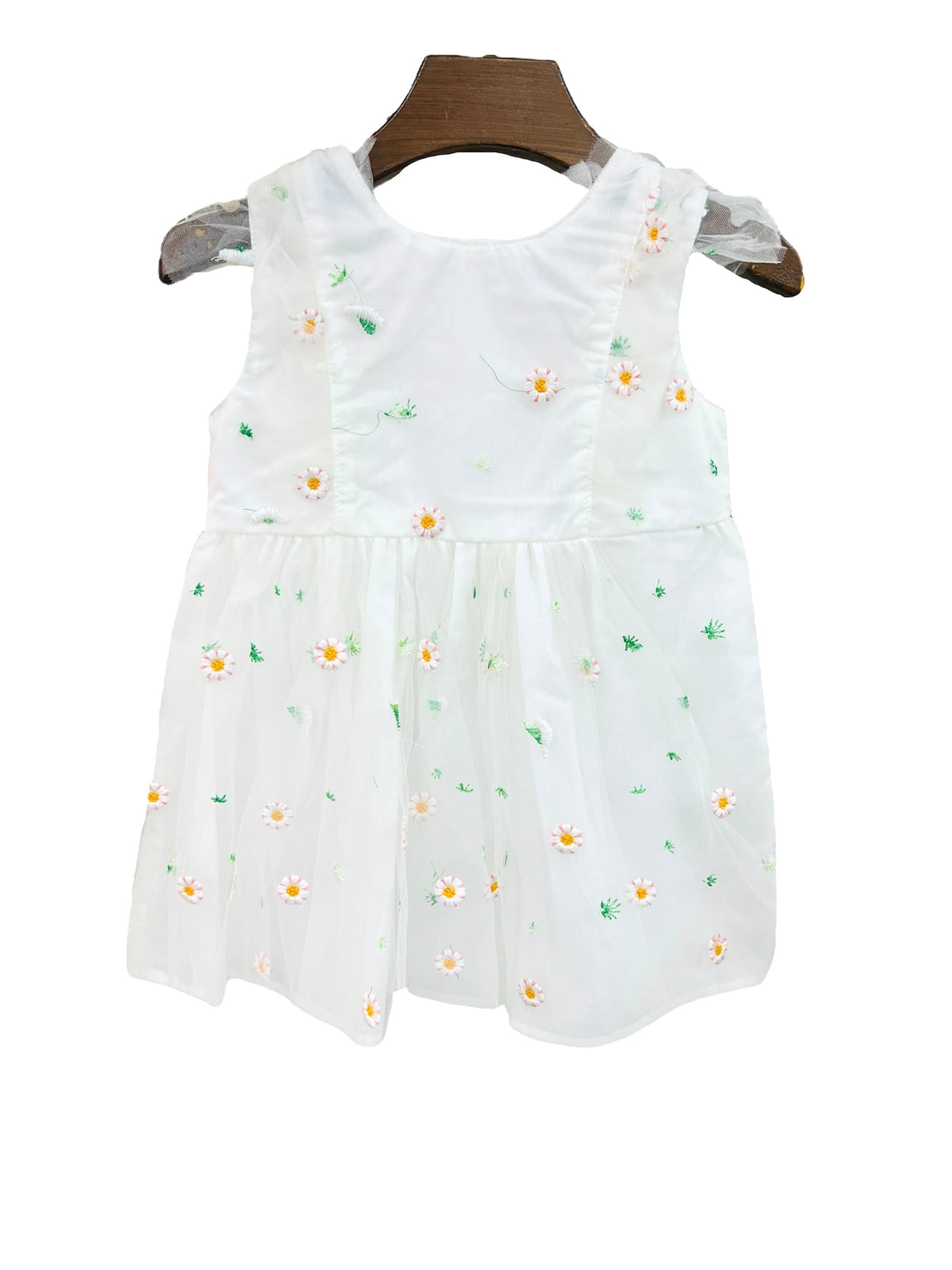 Baby Girl White Flower Frock