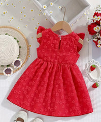 Red Cotton Frock