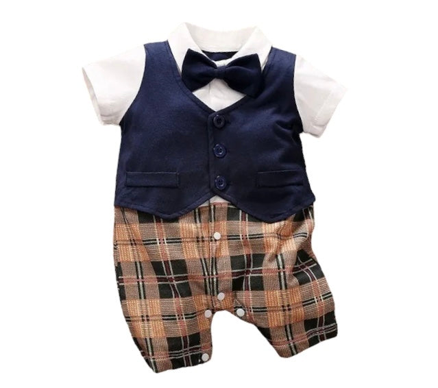 Baby Boy Formal Romper