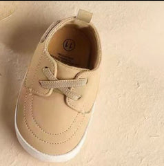 Baby Boy Beige Pre Walker Shoes