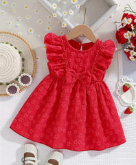 Red Cotton Frock