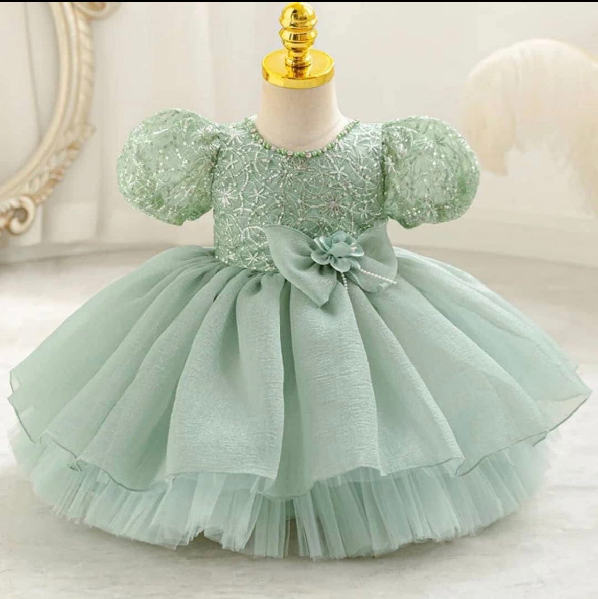 Green Fancy Frock