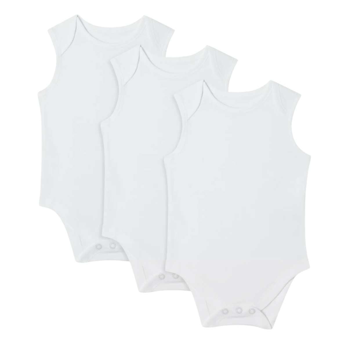 3PK Sleeveless Bodysuit Set