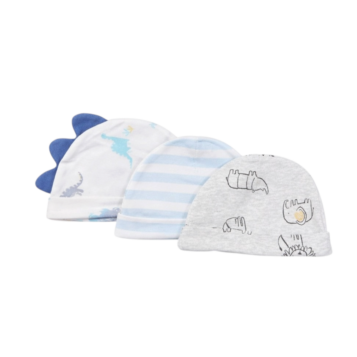 3PK Soft Touch Cap Set