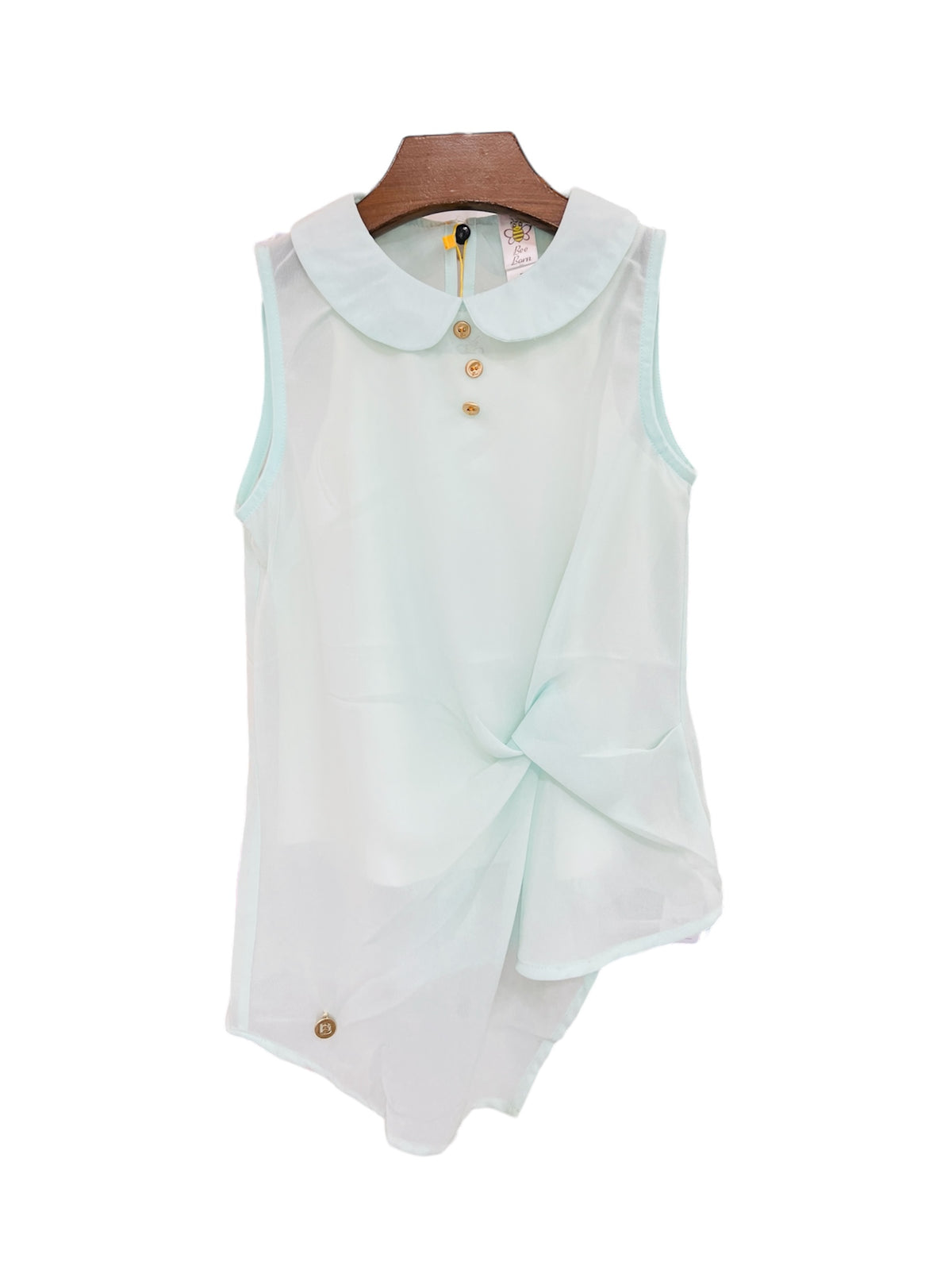 Sea Green Baby Top