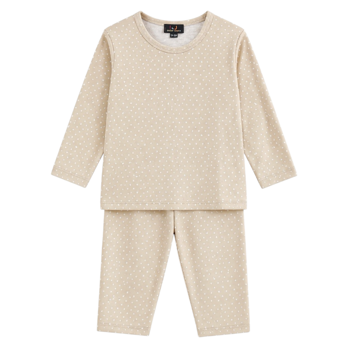 Baby Boy Round Neck Night Suit – Soft Cotton Comfortable Sleepwear