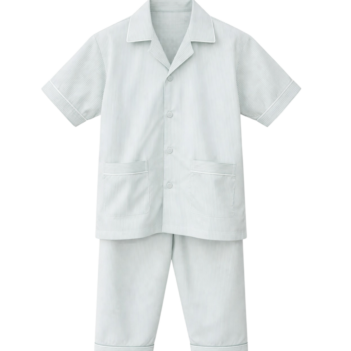 White Cotton Night Suit