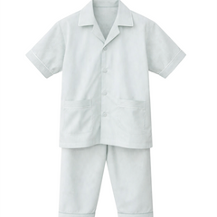 White Cotton Night Suit