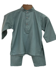 Green Kurta Shalwar Set