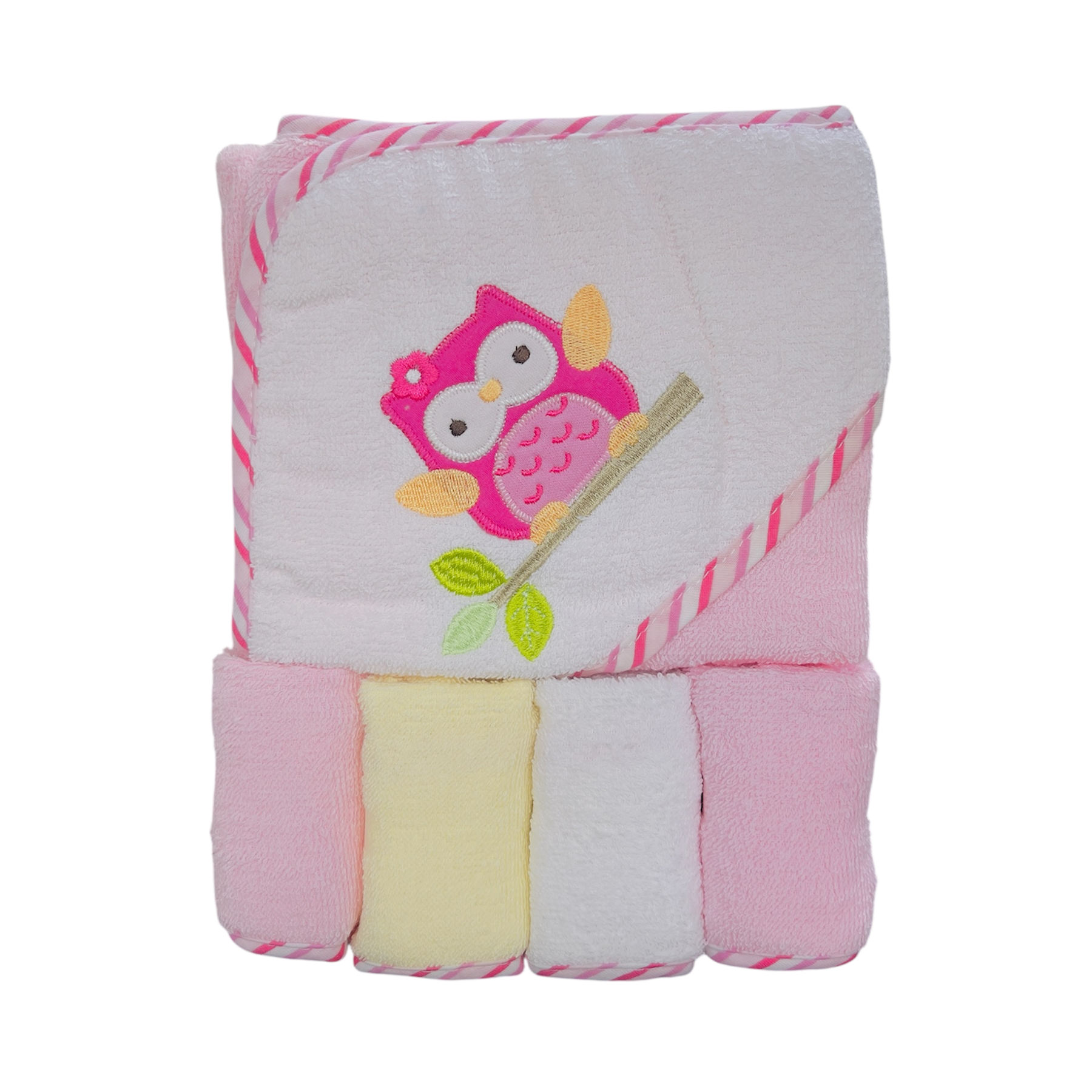 Hooded Bath Towel & Face Towel Set