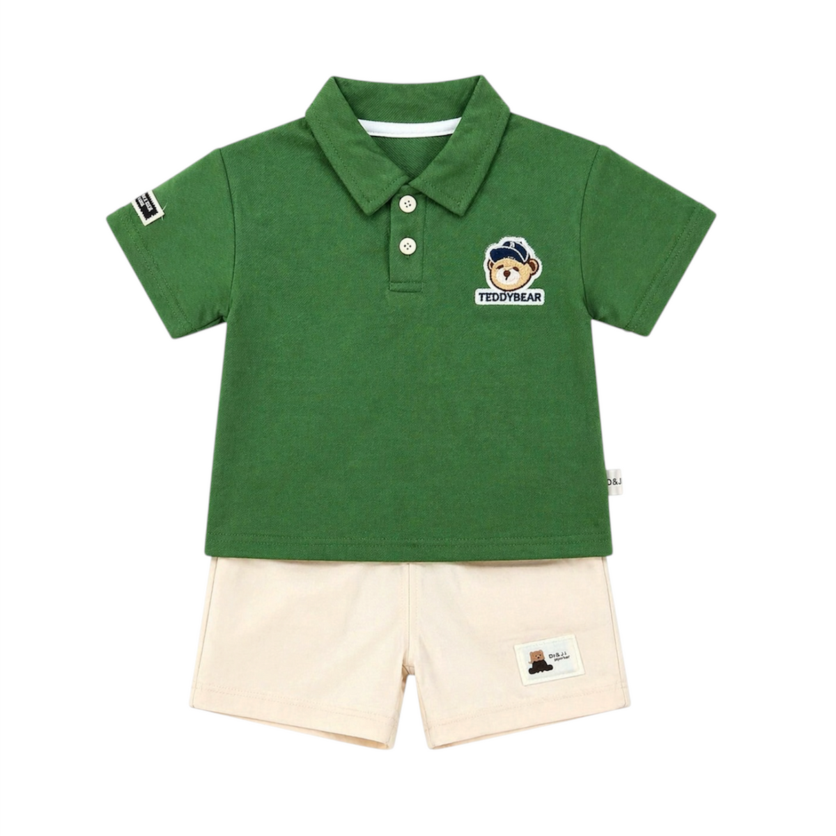 Baby Boy 2PC Cotton T-Shirt & Short Set