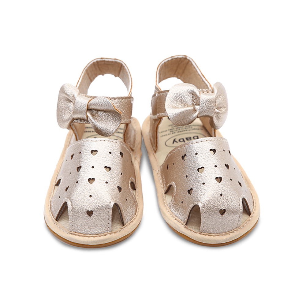 Baby Heart Sandal Golden