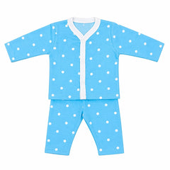 White Polka Dots Pyjama Suit