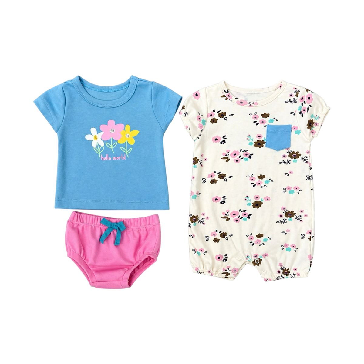 Baby Girl 3 Piece Summer Outfit
