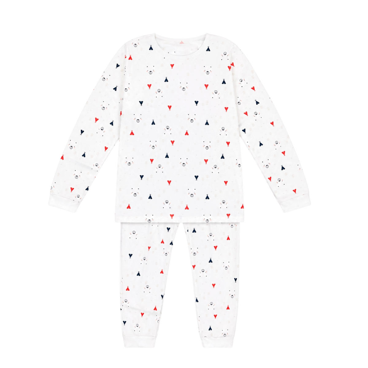 Premium Baby Boy 2PC Round Neck Cotton Night Suit
