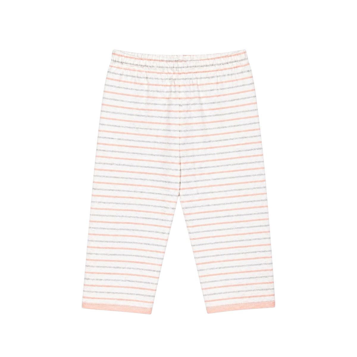 Premium Baby Peach Stripes Pajama – Soft Cotton Fabric, Stretchable & Comfortable Fit
