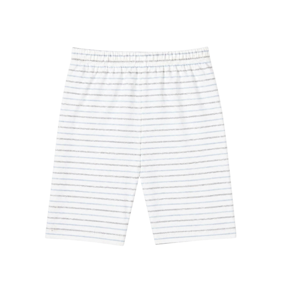 Premium Blue Stripes Shorts – Soft Cotton Fabric, Stretchable & Comfortable Fit